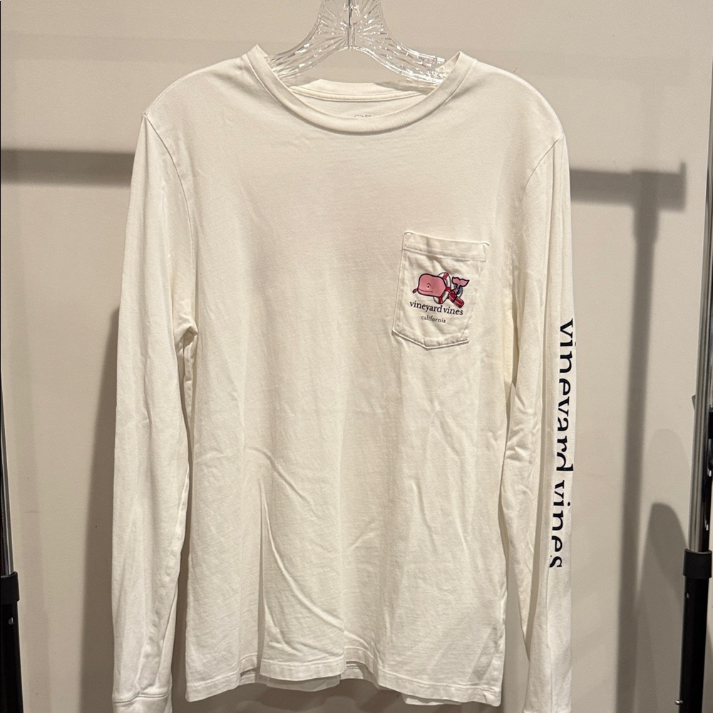 Vineyard Vines White Long Sleeve Kid’s Tee